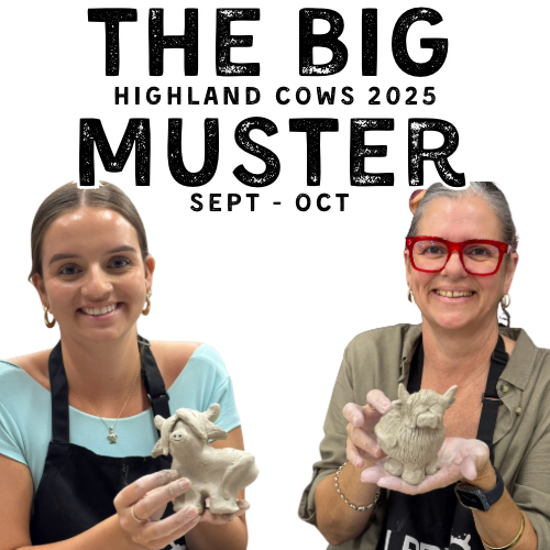 Clay Highland Cows Yeppoon Sun 12/10