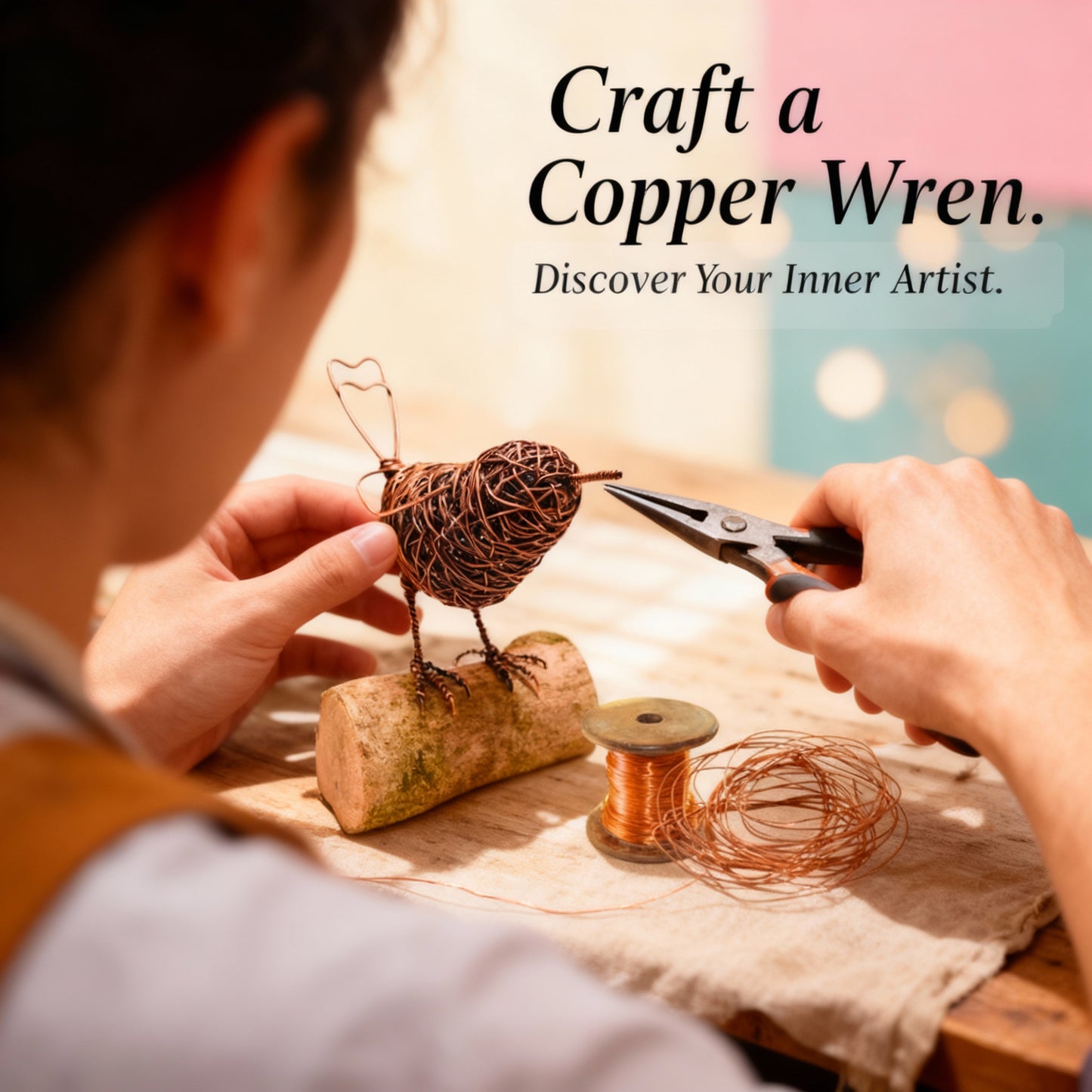 Gladstone Copper Wire Wren Sculptures 1st August 2026