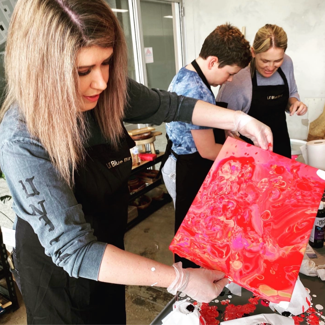 Gladstone Paint Pouring Workshop - 2nd August Deposit only