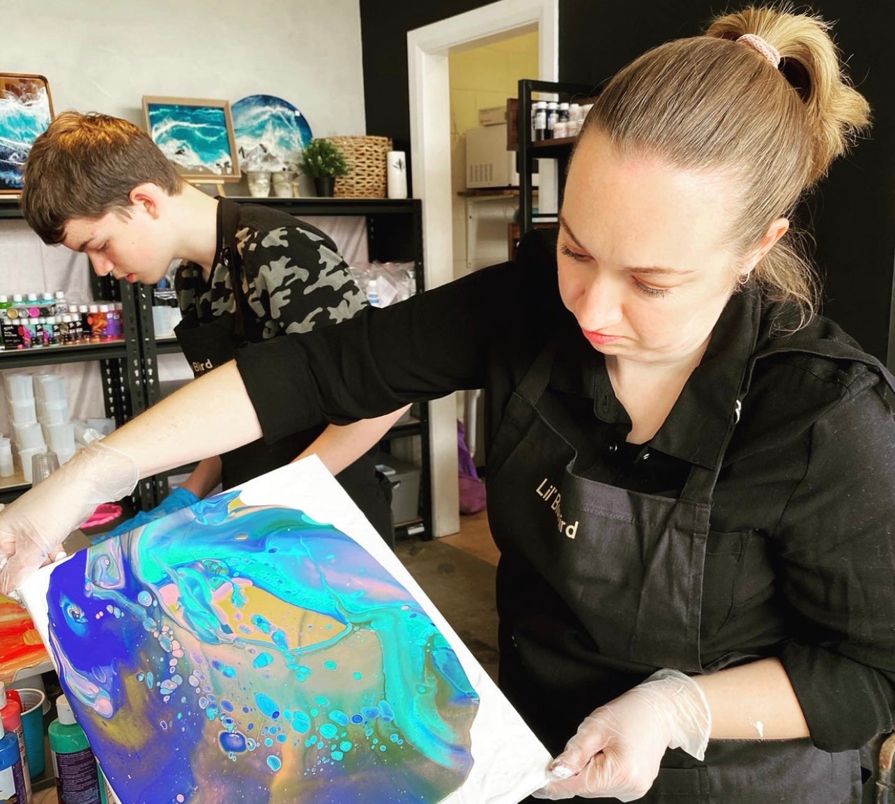 Gladstone Paint Pouring Workshop - 2nd August Deposit only