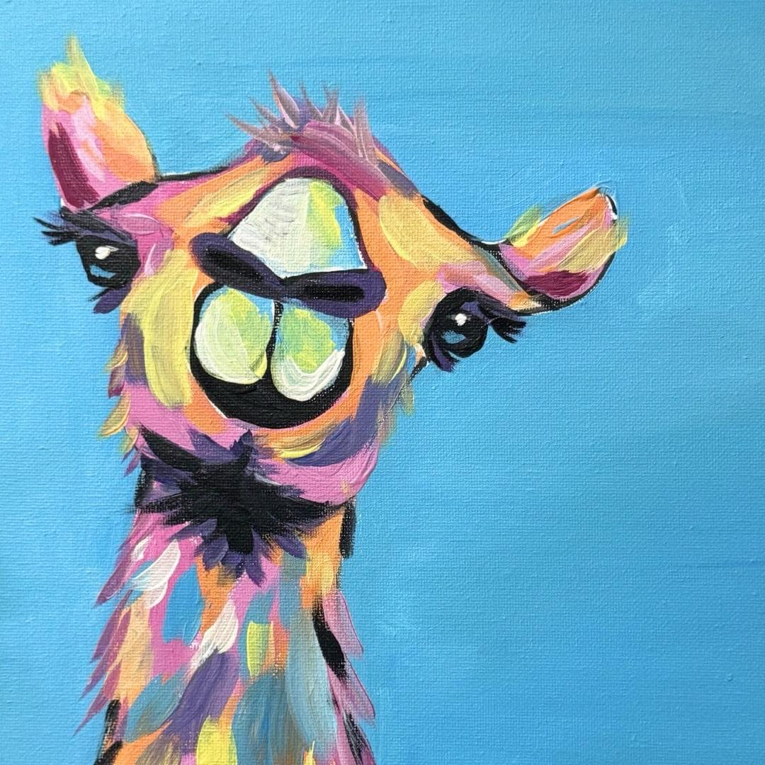 Paint & Sip Colourful Camel 10th October 2025