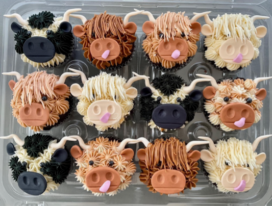 Kingaroy Cupcake Decorating Workshop Highland Cow- 16th Nov *Deposit Only*