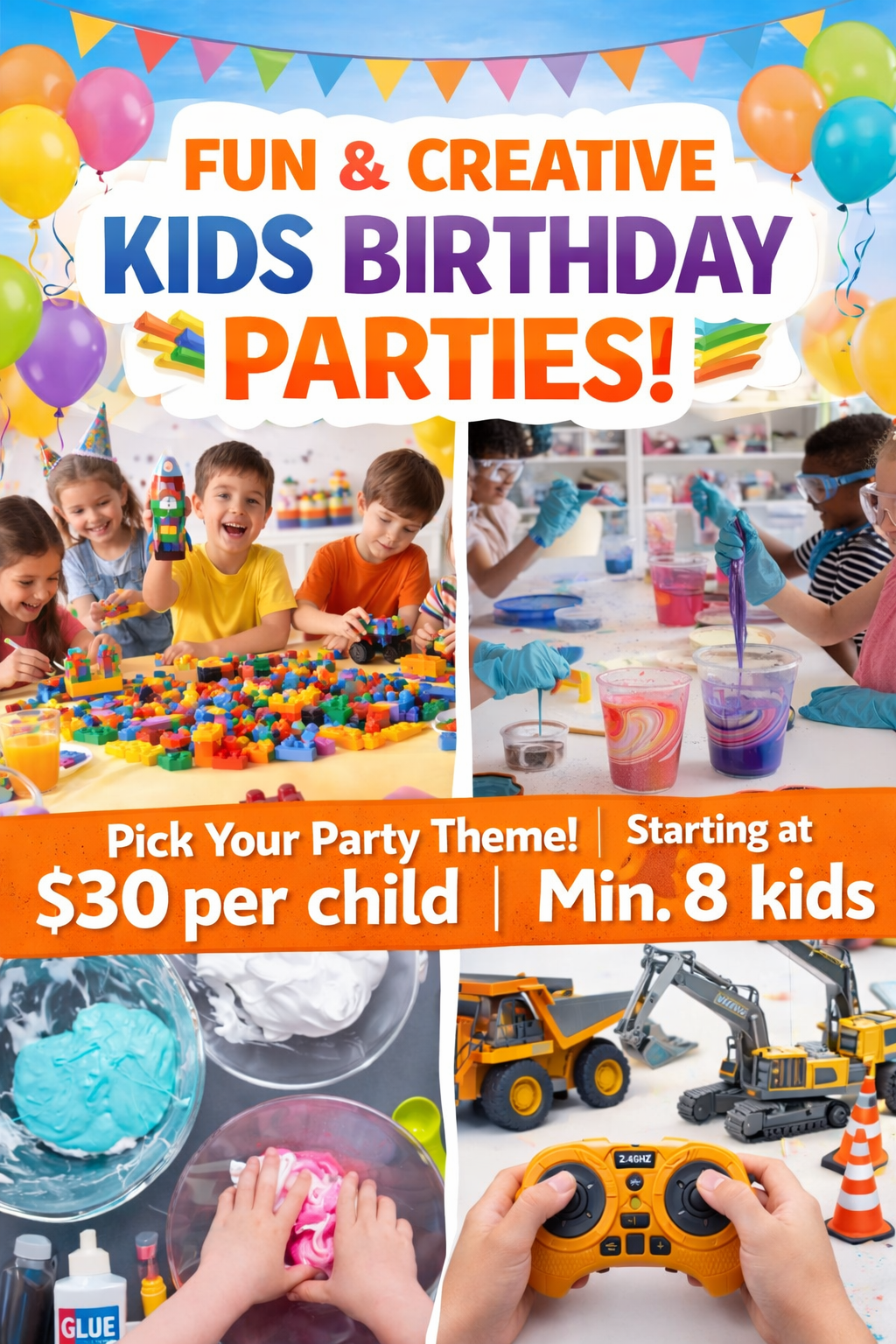 Kids Birthday Parties - Choose the Theme