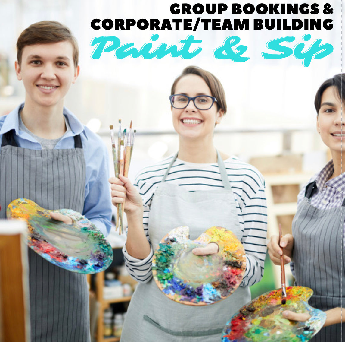 Paint Roster Corporate Team Building Paint & Sip Bookings – The Collective - Hervey Bay