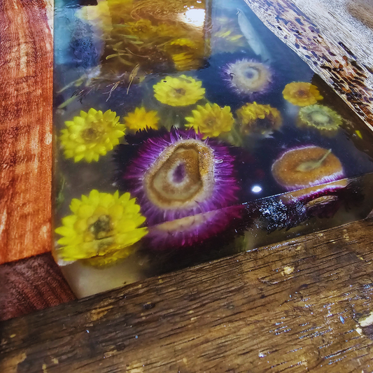 Hervey Bay Resin River - Wild Flowers/shells/mica 26th April *Deposit only*