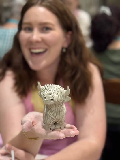 DIY Clay Highland Cow Kit
