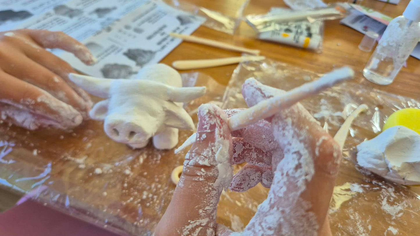 DIY Clay Highland Cow Kit