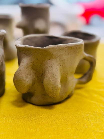 Emerald Handbuilding Clay Sculpting Workshop Ugly Mug or Boob & Butts Mug- 5th April *Deposit Only*