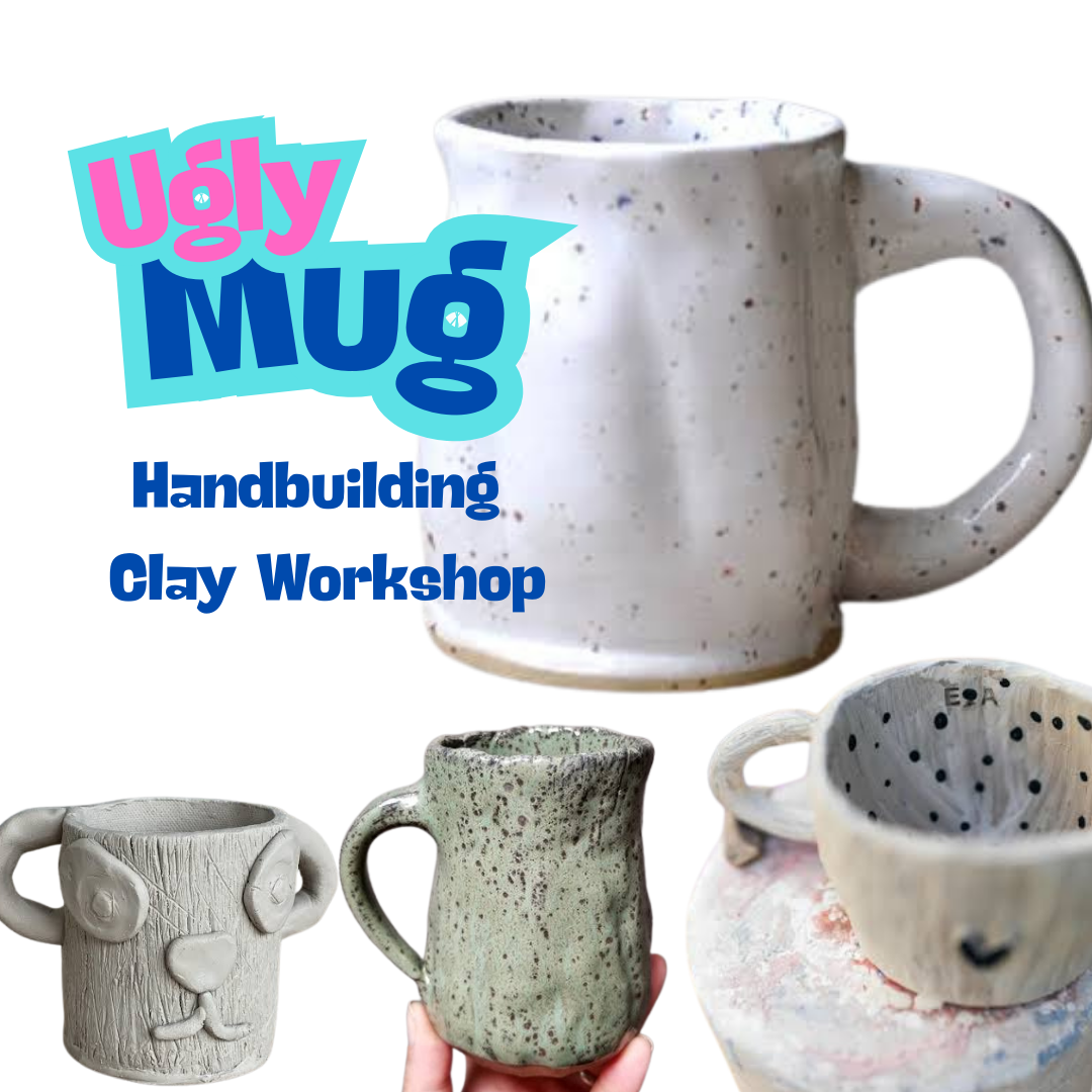 Emerald Handbuilding Clay Sculpting Workshop Ugly Mug or Boob & Butts Mug- 5th April *Deposit Only*