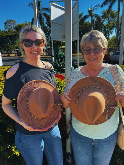 Gladstone Hat Burning Workshop 11th October Deposit Only