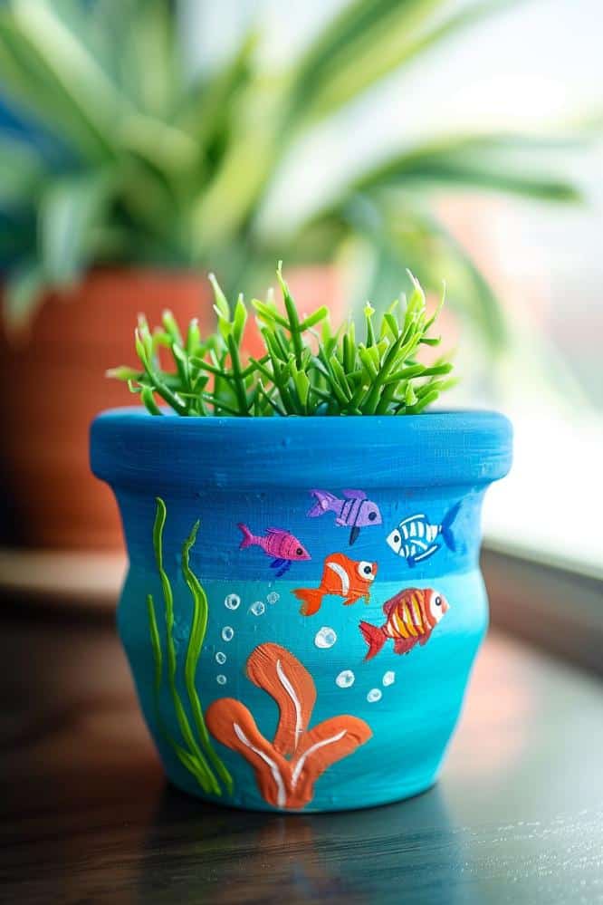 School Holiday - Garden Craft (Paint a Pot includes plants) Wed 14 Jan