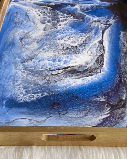 School Holiday - Resin Crafts - Timber Trays Tue 16 Dec