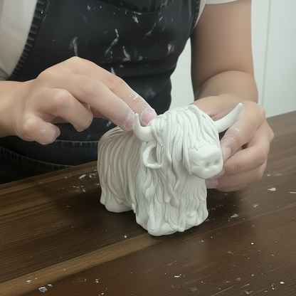 DIY Clay Highland Cow Kit