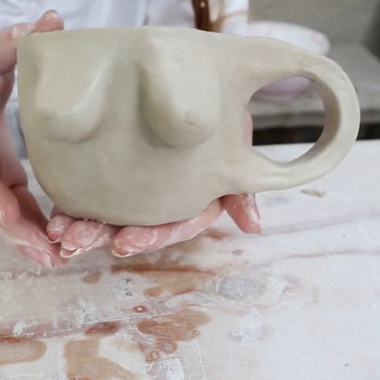 Clay boobie mugs Pottery Workshop - 10th May 2025