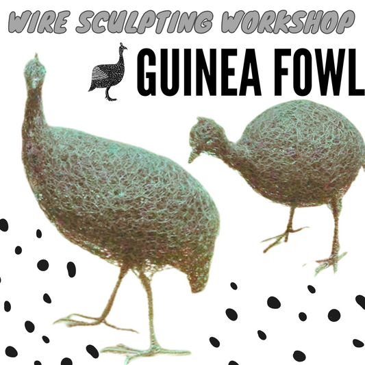 Dubbo Wire Art Workshop - Guinea fowl 23rd Nov 2025 *Deposit only*