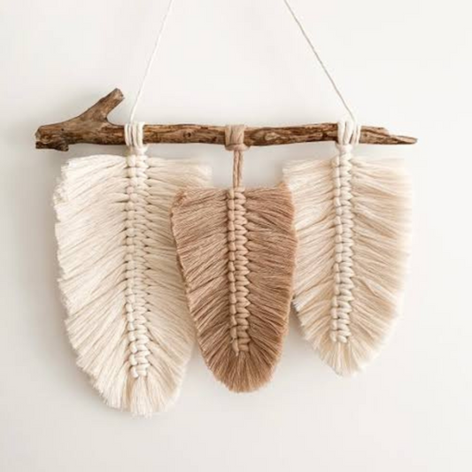 Feather Hanger Macramé Workshop - Create & Sip 4th May (BYO Friendly)