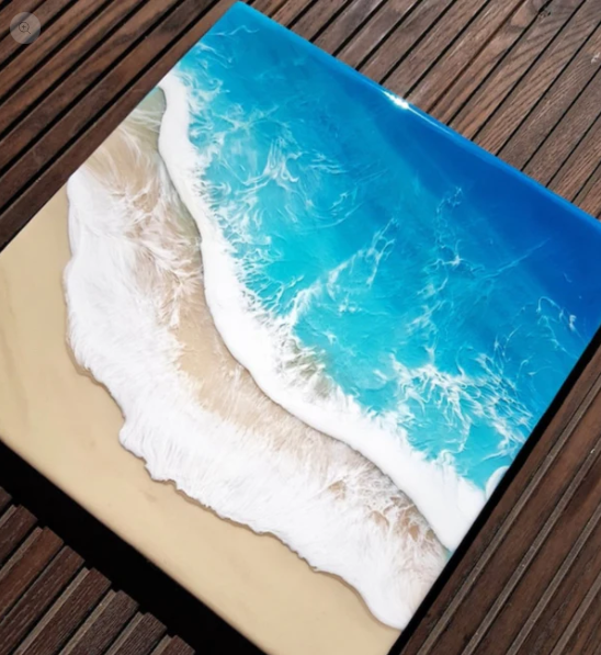 School Holiday - Resin Craft Ocean wall hanging Tue 13 Jan