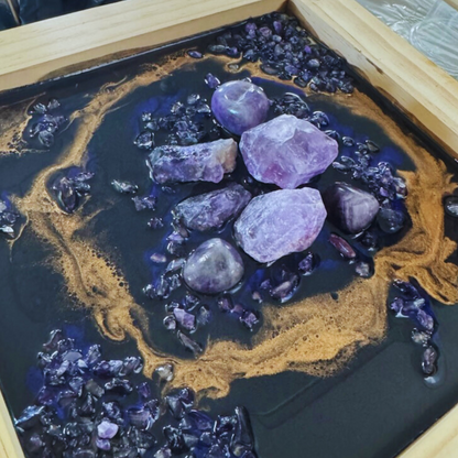 Mackay Resin Crystal Geode Wall art Saturday 11th July 2026