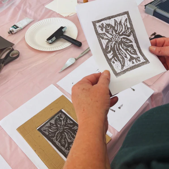 Mackay Lino Printing Cards Saturday 11th April 2026