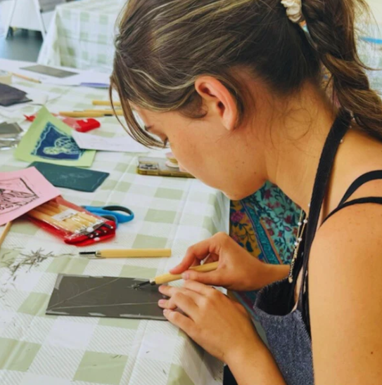 Mackay Lino Printing Cards Saturday 11th April 2026