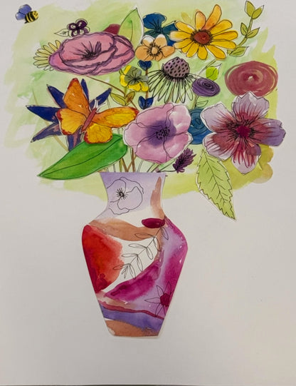 Gladstone Watercolour Collage Workshop 24th January 2027