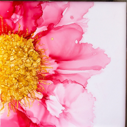 Bundaberg Alcohol Ink Blooms - Coasters Saturday 6th Dec - Deposit only