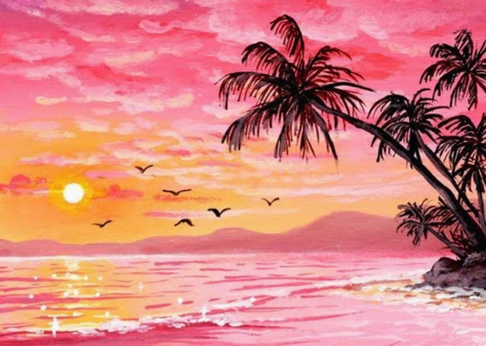 Paint & Sip Workshop Tropical Sunset 1st August