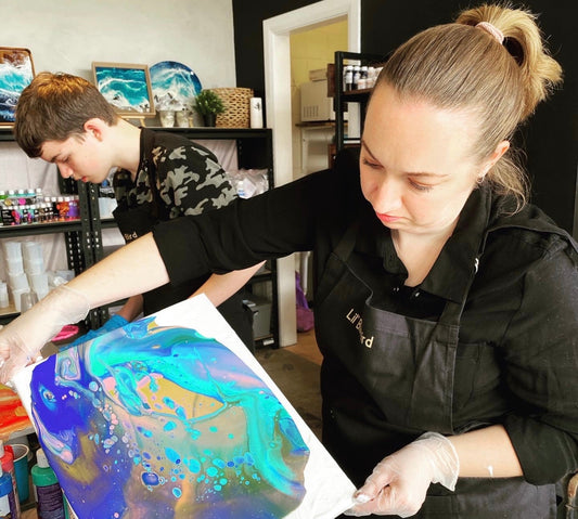 Gladstone Paint Pouring Workshop - 2nd August Deposit only