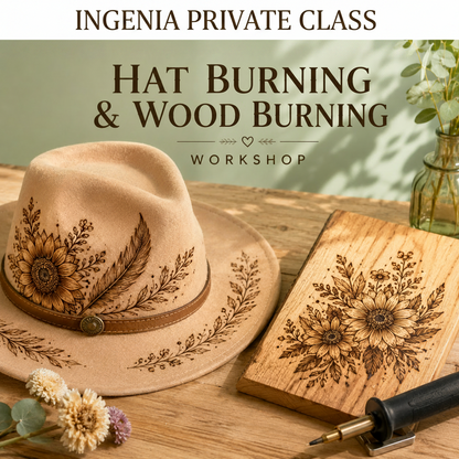 Hat & Timber wood burning workshop 23rd August 2026 - Private Ingenia Lifestyle